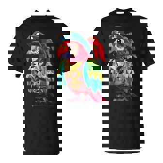 Loro Pirata Divertido Loroestido Como Pirata Camiseta unisex - Regaloses