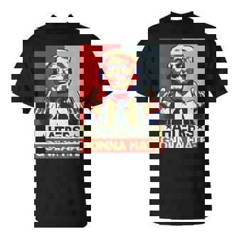 Los Enemigos Divertidosan A Odiar A Donald Trump Dedo Medio Camiseta unisex - Regaloses