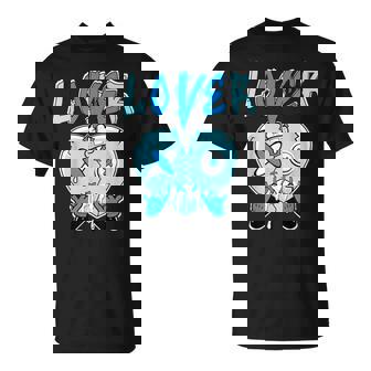 Loser Lover Light Blue Drip Heart Matching Outfit Women T-Shirt - Thegiftio UK