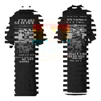 Get In Loser Trouble Ain't Gonna Make Itself Racoon T-Shirt - Thegiftio
