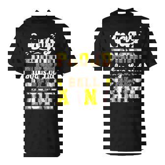 Loud Ball Auntie Softball Baseball Aunt T-Shirt - Seseable