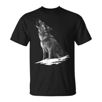 Loup Animal Imprimé Loup Animal Loup T-Shirt - Cadeauxyz