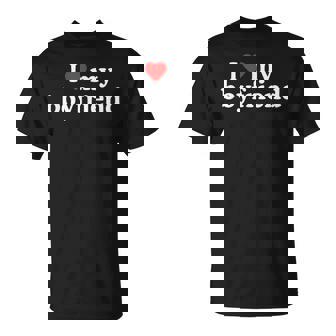 I Love My Boyfriend I Heart My Boyfriend T-Shirt - Geschenkecke