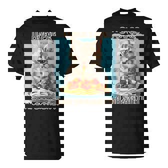 I Love Cats And Spaghetti Kids & Kitty Mama Cute Tabby Cat T-Shirt - Monsterry