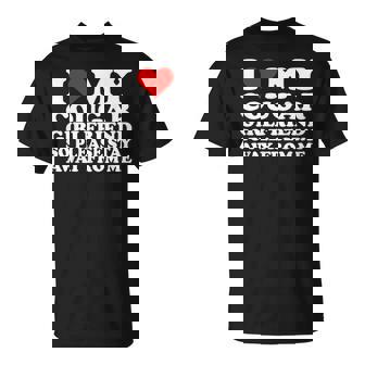 I Love My Cougar Girlfriend So Please Stay Away From Me T-Shirt - Thegiftio