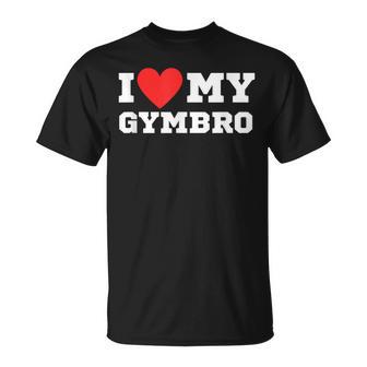 I Love My Gymbro Y2k Sigma Red Heart T-Shirt - Geschenkecke