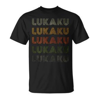 Love Heart Lukaku Grungeintage Style Noir Lukaku T-Shirt - Cadeauxyz