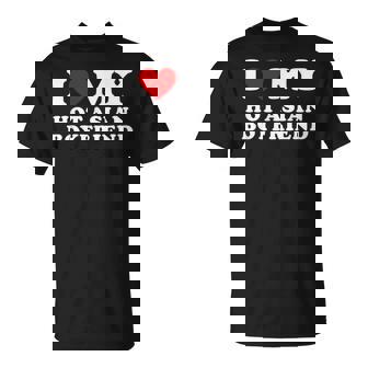 I Love My Hot Asian Boyfriend I Heart My Hot Asian BF T-Shirt - Monsterry