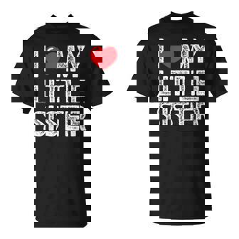 I Love My Little Sisterintage I Heart My Little Sister Camiseta unisex - Regaloses