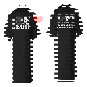 I Love My Sandrine J'aime Ma Sandrine T-Shirt - Cadeauxyz