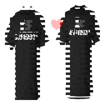 I Love Saucisson Apéro Humouriande Saucisson Charcuterie T-Shirt - Cadeauxyz