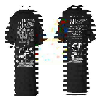 I Love Someone With Autism To The Moon And Back T-Shirt T-Shirt - Monsterry