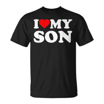 I Love My Son Heart T-Shirt - Geschenkecke