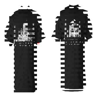 I Love Taj Mahal Agra Indieintage Inde Skyline India T-Shirt - Cadeauxyz