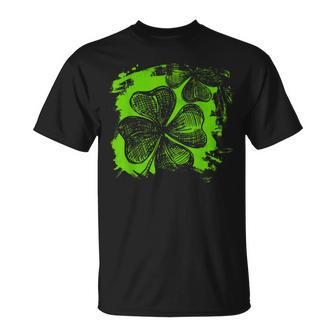 Lucky Charm Four Leaf Clover Irish Clover S T-Shirt - Geschenkecke