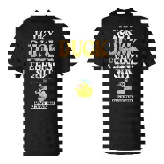 Lucky Duck Feeding Shirt T-Shirt - Monsterry