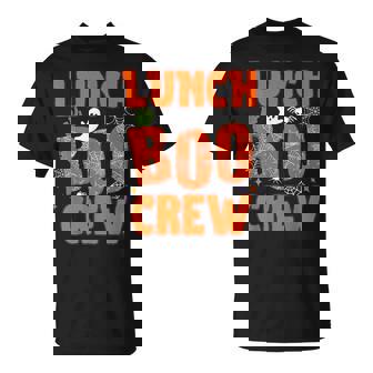 Lunch Lady Boo Crew Cafeteria Halloween Costume Matching Tee T-Shirt - Monsterry
