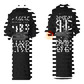 Lustiger Förster Forstwirt Kettensäge Holz Spruch T-Shirt - Geschenkecke
