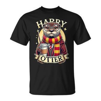 Lustiger Harry Otter Coffee Drinking T-Shirt - Geschenkecke