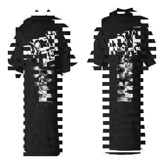 Lustiges Musik Festival Rock Katze Rock N Roll T-Shirt - Geschenkecke