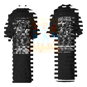 Where Them Fans At Boots On The Ground Western Dance T-Shirt - Seseable