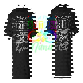 I M A Proud Autism Nana Butterflies Autism Awareness T-Shirt - Monsterry
