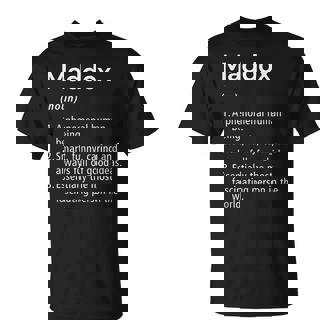 Maddox Name Definition Dictionary T-Shirt - Monsterry