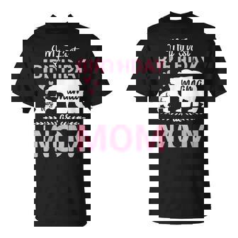 Mama And Baby Heart Bears Together My First Birthday As Mom T-Shirt | Mazezy