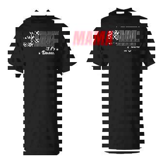 Mama Pit Crew Race Car Birthday Family Racing Adult Women T-Shirt - Monsterry