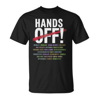 Manifestation Hands Off T-Shirt - Cadeauxyz