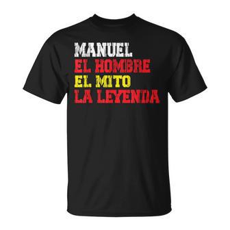 Manuel Nombre Nombre Español Bandera Española Manuel Camiseta unisex - Regaloses