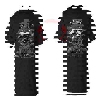 Mapache Ninja Camiseta unisex - Regaloses