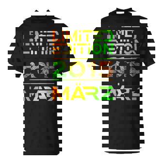 March 2015 Boy Girl 10Th Birthday Limited Edition S T-Shirt - Geschenkecke