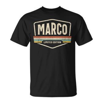 Marco Limited Edition Nom Personnalisé Marco T-Shirt - Cadeauxyz