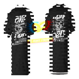 Married 20 Years Power Couple 20th Wedding Anniversary T-Shirt - Monsterry