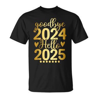 Matching Family Celebration New Year's Eve Goodbye 2024 Hello 2025 T-Shirt - Geschenkecke