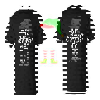 Matching Family Christmas The British Elf T-Shirt - Monsterry