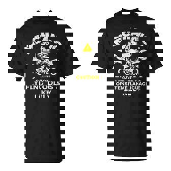 Mechanic Flying Tools Wrench Car Auto Garage Dad T-Shirt | Seseable UK