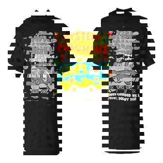 Med Lab Tech Lab Week 2025 Mystery Machine Of Diagnostics T-Shirt - Monsterry