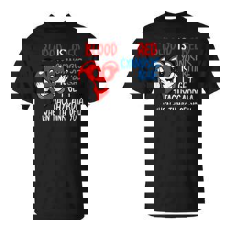 Medical Pun Blood Is Red For Medical School Students T-Shirt - Monsterry