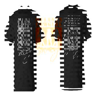 Melanin Cowgirl Swag Black History Month Girls African T-Shirt - Seseable
