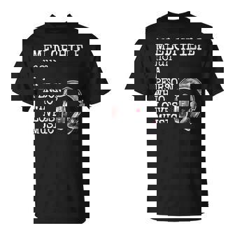 Melophile Definition A Person Who Loves Music T-Shirt - Monsterry