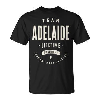 Membre Àie De L'équipe Adélaïde Name Adelaide T-Shirt - Cadeauxyz