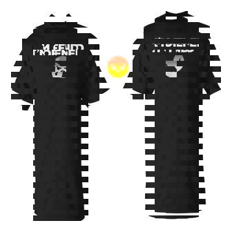 Meme De Emoticono De Cara De Enfado Gruñón Divertido Camiseta unisex - Regaloses