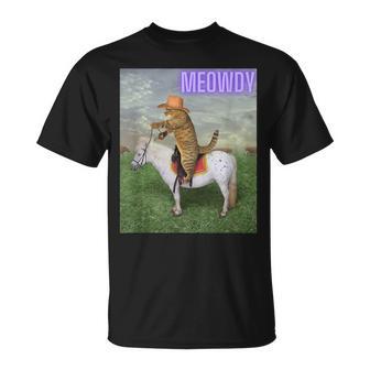 Meowdy Meme Cat And Pony T-Shirt - Geschenkecke