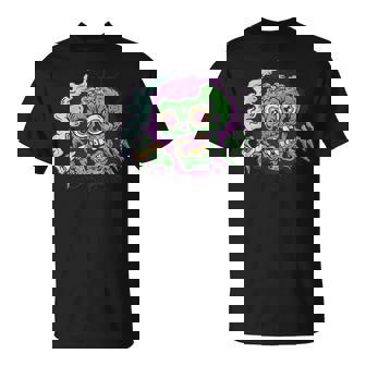 Merging Zombie Head T-Shirt - Monsterry