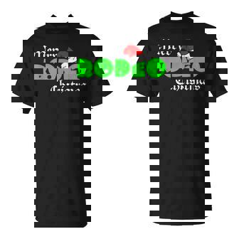 Merry Rodeo Christmas T-Shirt - Monsterry