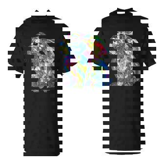 Mini Lop Stained Glass T-Shirt - Monsterry