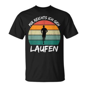 Mir Reichts Ich Geh Laufen Jogging Runner Slogan T-Shirt - Geschenkecke