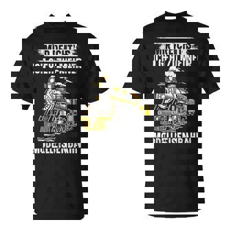 Mir Reicht's Ich Geh Zu Meiner Modelleisenbahn Lokomotive T-Shirt - Geschenkecke